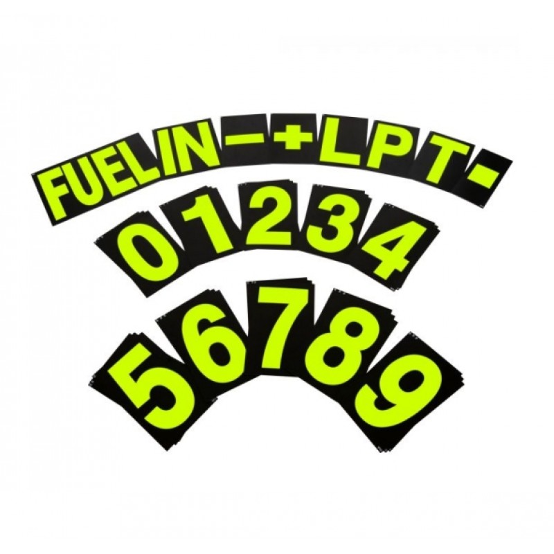 Set van 37 stuks Cijfers en Letters