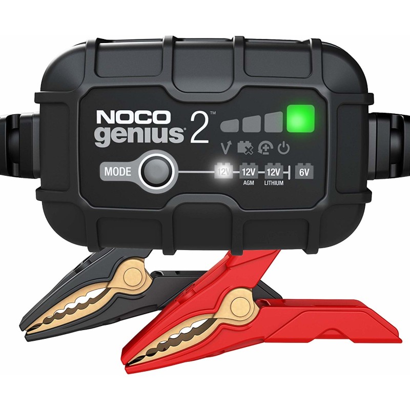 Noco Genius 2 6/12V 2A Lithium geschikt