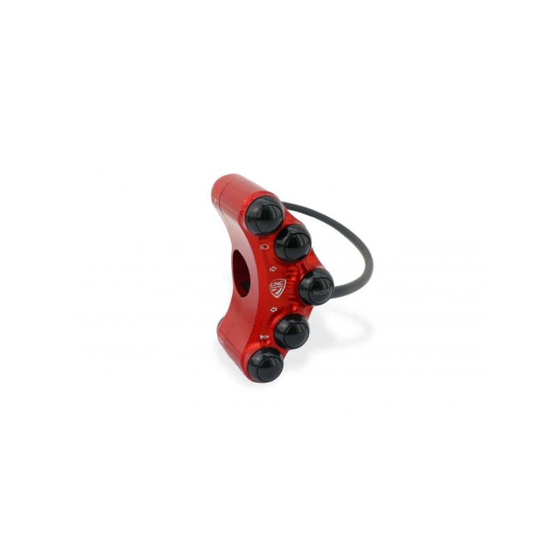 CNC Racing Stuurconsole links Ducati - Street - rode versie SWD01R