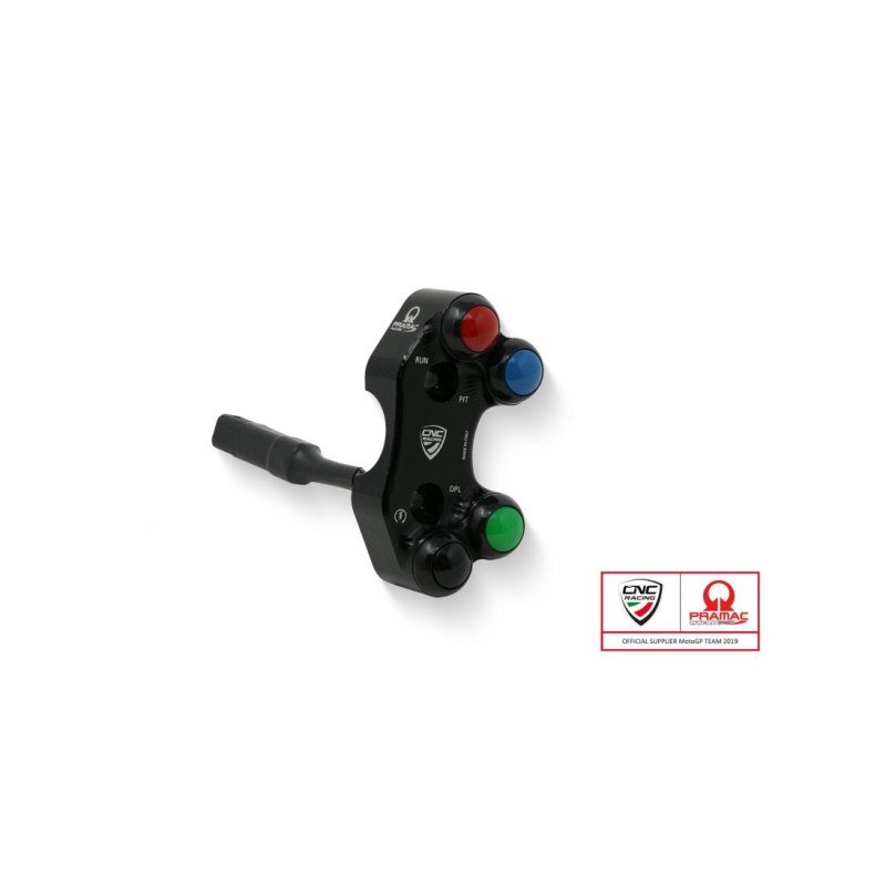 CNC Racing Stuurconsole rechts Ducati - Brembo RCS en originele rempomp Panigale V4R - Pramac Racing Limited Edition SWD16BPR