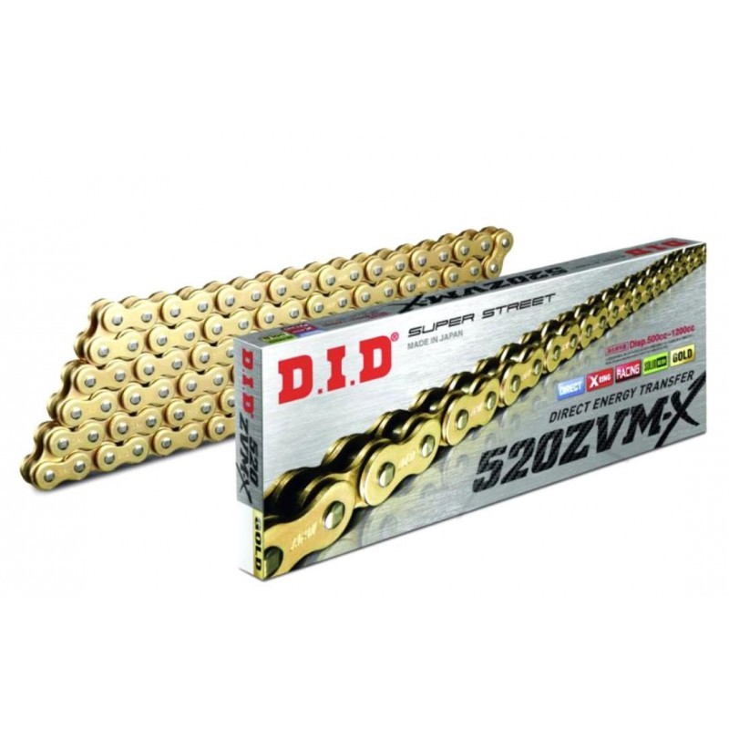 DID raceketting G&G 520 ZVMX 120 schakels