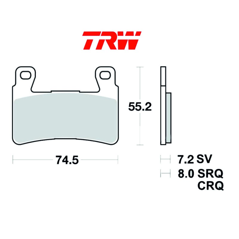 TRW 703CRQ (DC dual carbon)