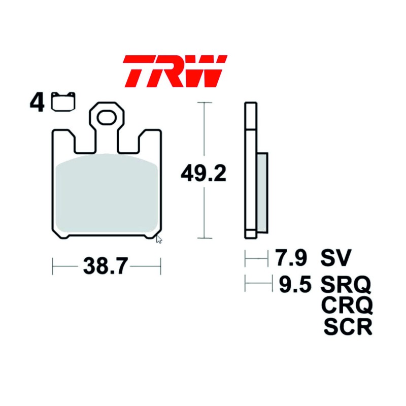 TRW 742CRQ (DC dual carbon)