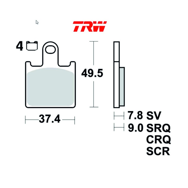 TRW 789CRQ (DC dual carbon)