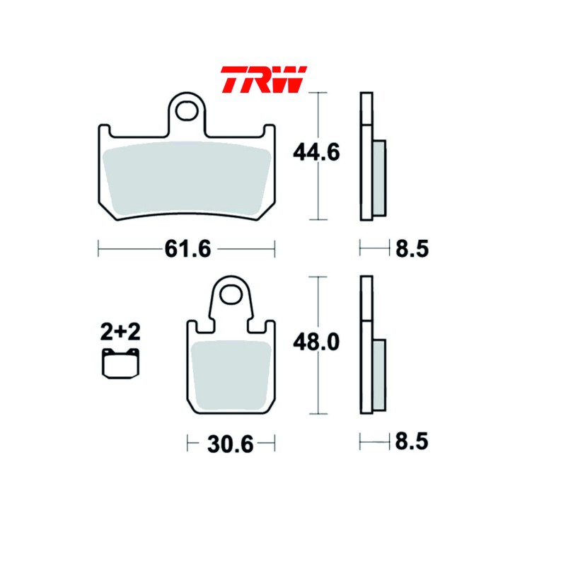 TRW 795CRQ (DC dual carbon)