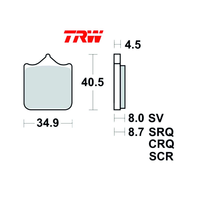 TRW 829CRQ (DC dual carbon)